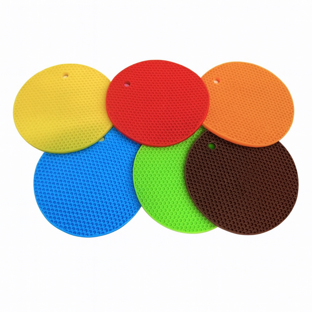 colorful-round-silicone-coasters