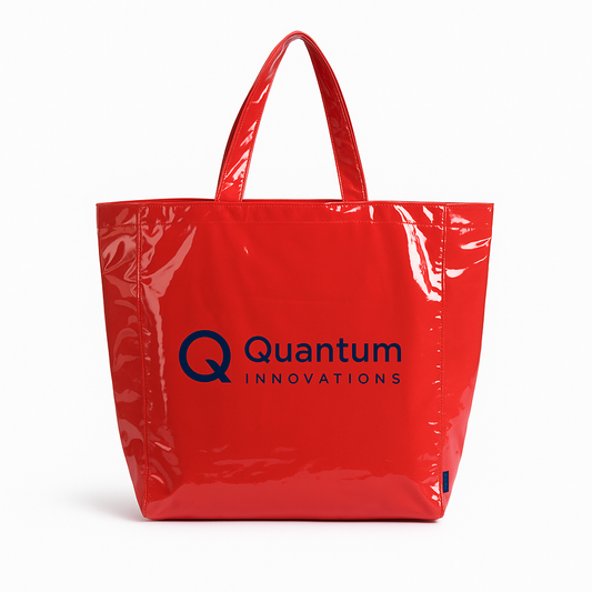 custom-red-glossy-pvc-beach-bag
