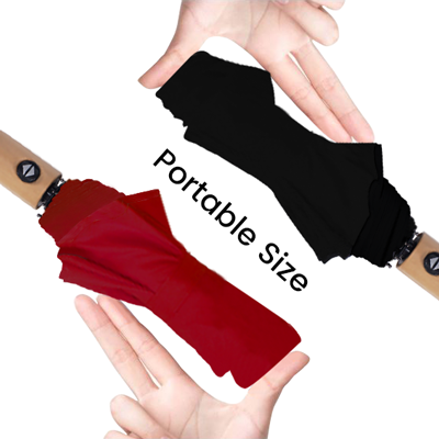 Auto Open Wooden Handle Umbrella