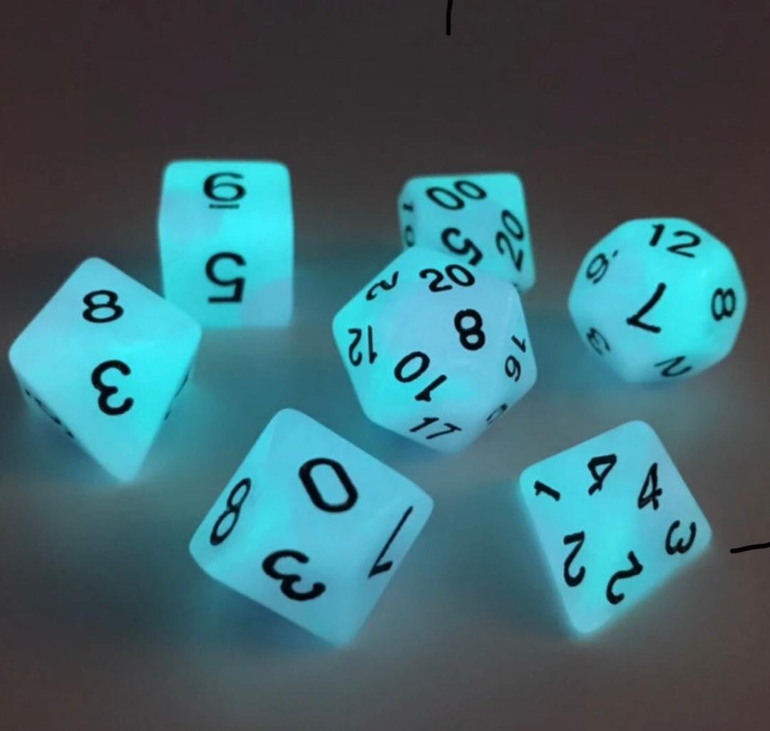 Glow In The Dark Dice