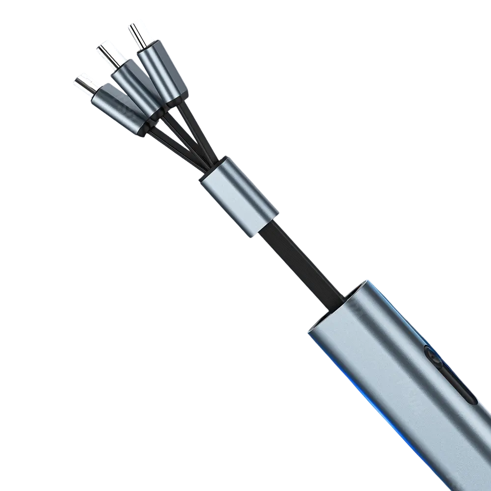 3-in-1 Charging USB | Custom Multi-Connector Cable for All Devices