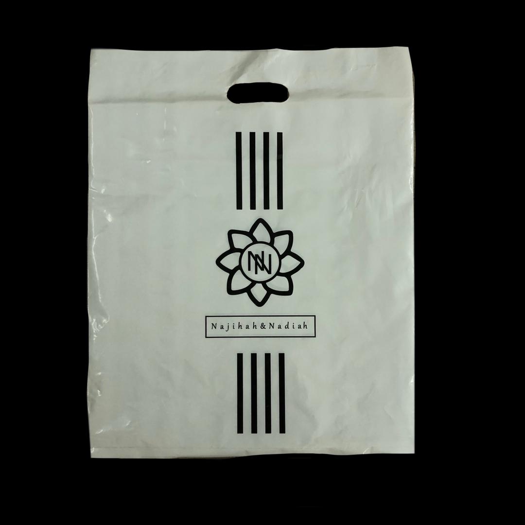 Glossy Die Cut Plastic Bag