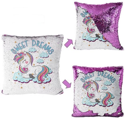 Custom Sequin Pillow Cover