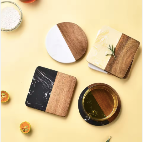 square-marble-effect-wood-coaster
