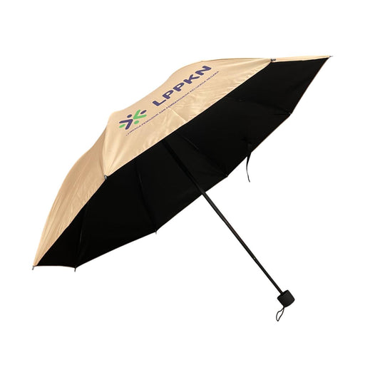 Fold Black Coated Umbrella