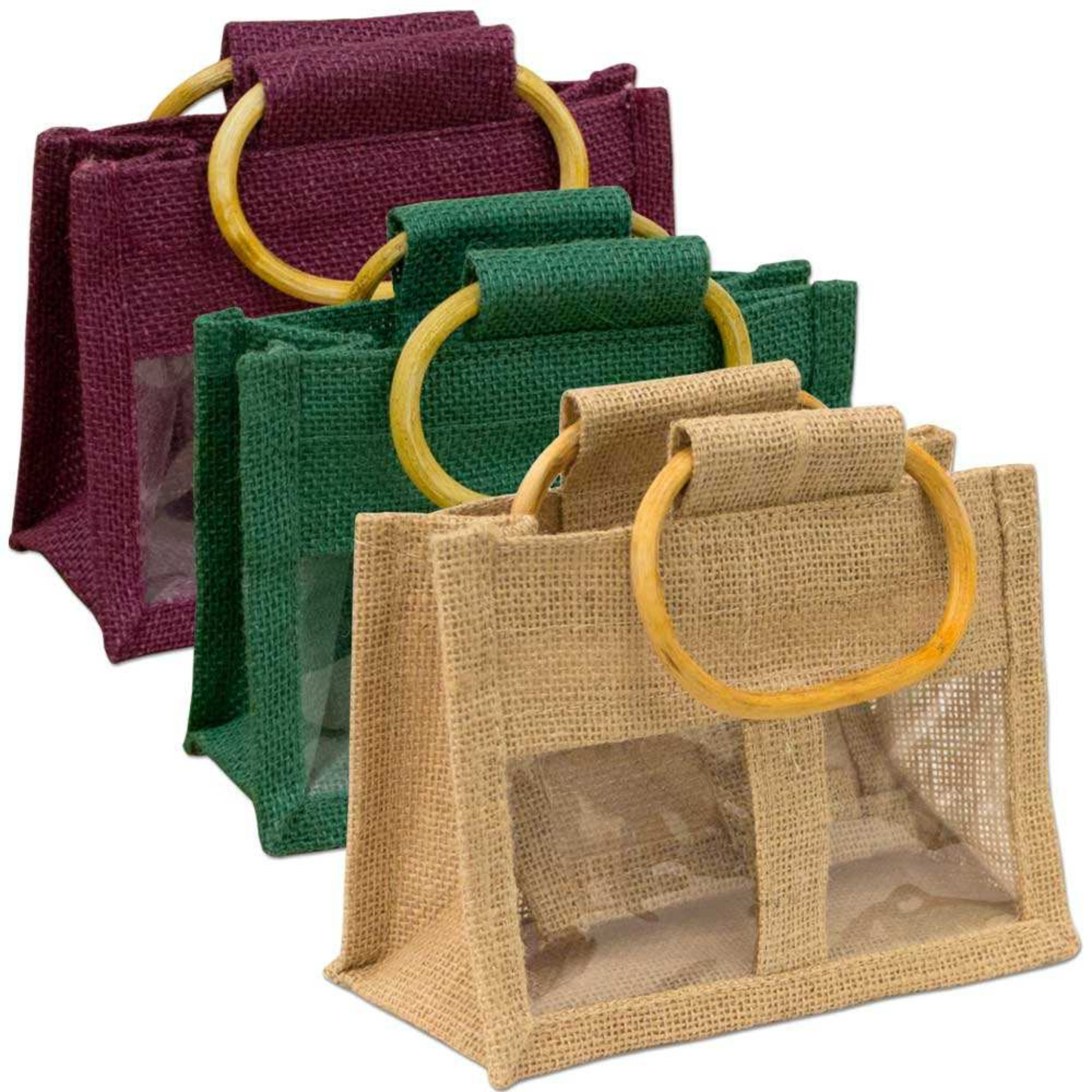 Two-Tone Jute Tote Bag – Premium Custom Jute Bags for Corporate & Event Branding