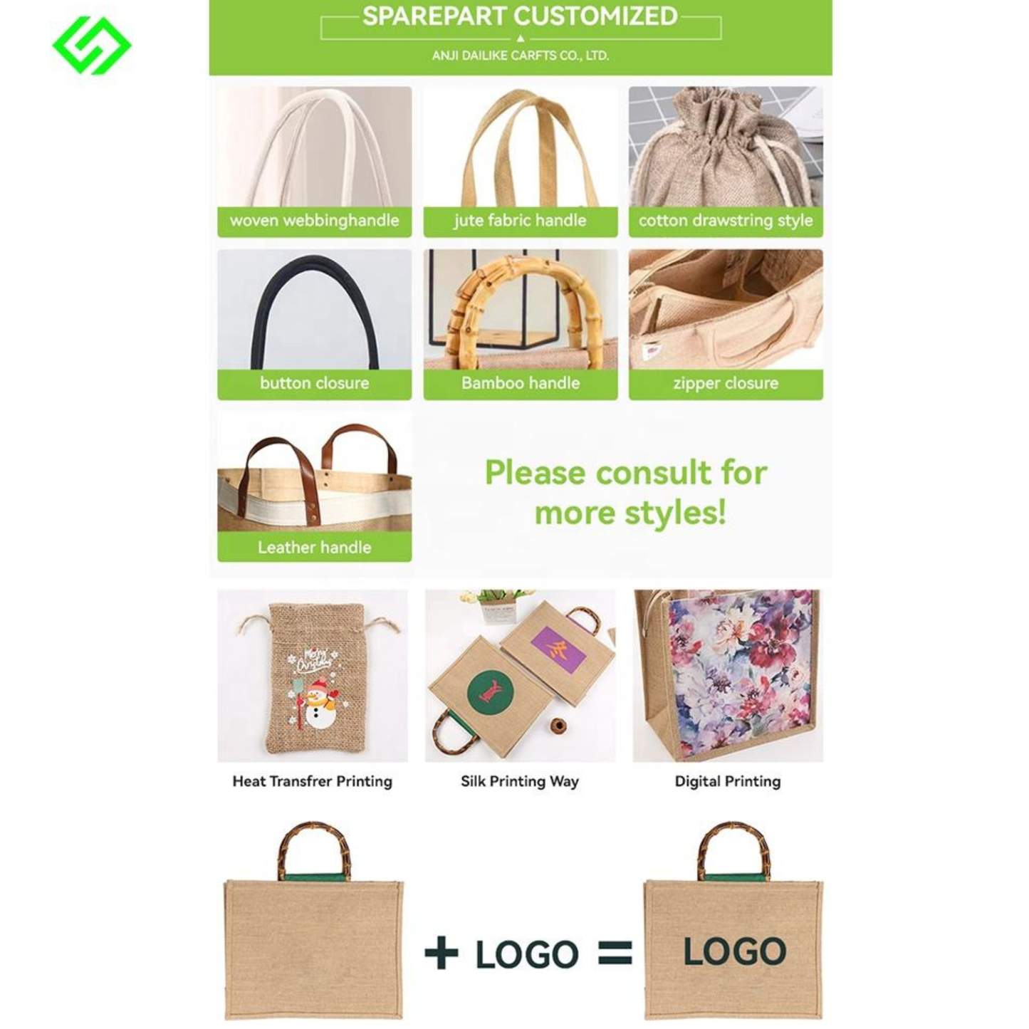 Custom Jute Gift Bag with Transparent Window – Premium Jute Gift Bag for Corporate Branding