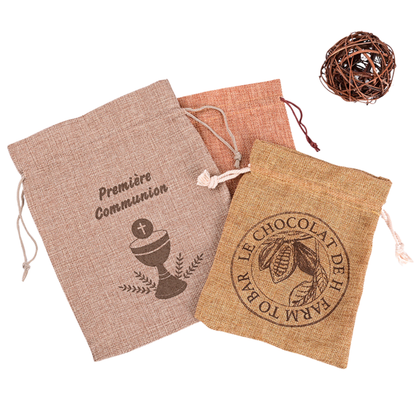 Premium Custom Drawstring Jute Bag Bulk for Corporate Branding