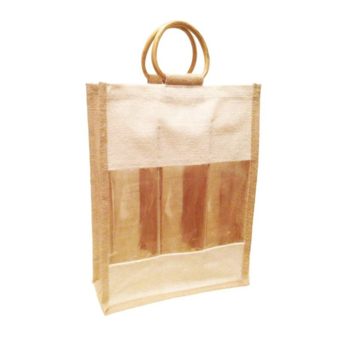 Two-Tone Jute Tote Bag – Premium Custom Jute Bags for Corporate & Event Branding