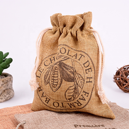 Premium Custom Drawstring Jute Bag Bulk for Corporate Branding