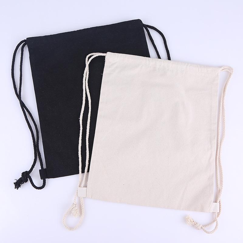Original Color Canvas Drawstring Bag 12oz