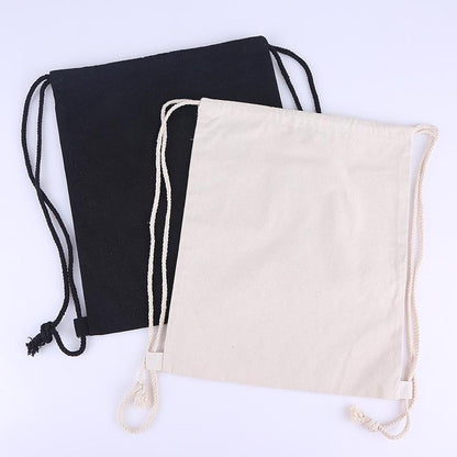 Original Color Canvas Drawstring Bag 12oz