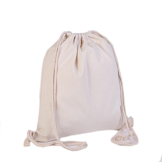 Original Color Canvas Drawstring Bag 12oz