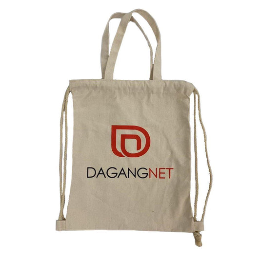 Canvas Drawstring Bag with Handle
