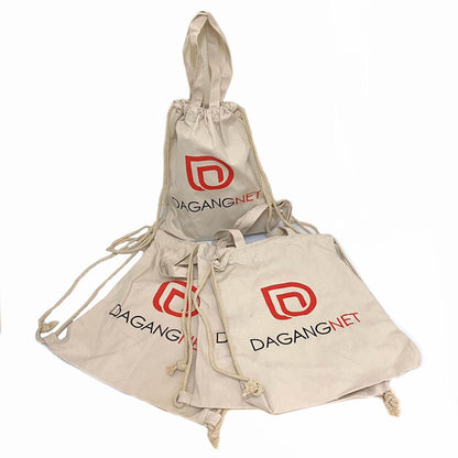 Canvas Drawstring Bag with Handle