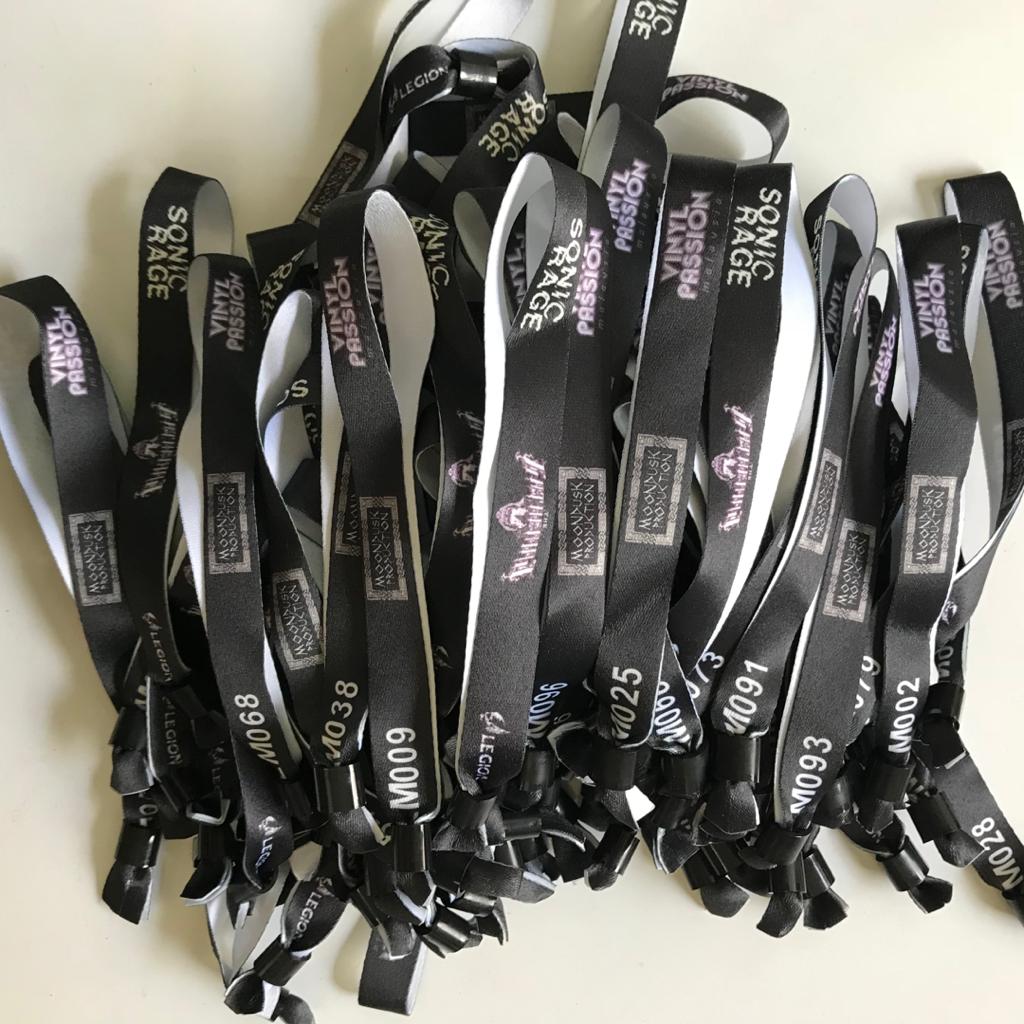 Fabric Wristbands with Numbering