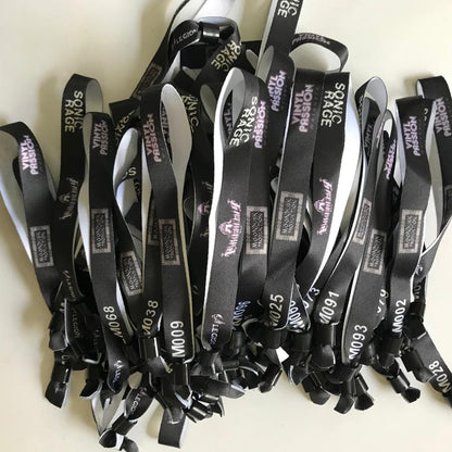 Fabric Wristbands with Numbering