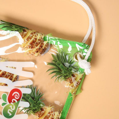 Clear PVC Drawstring Bag