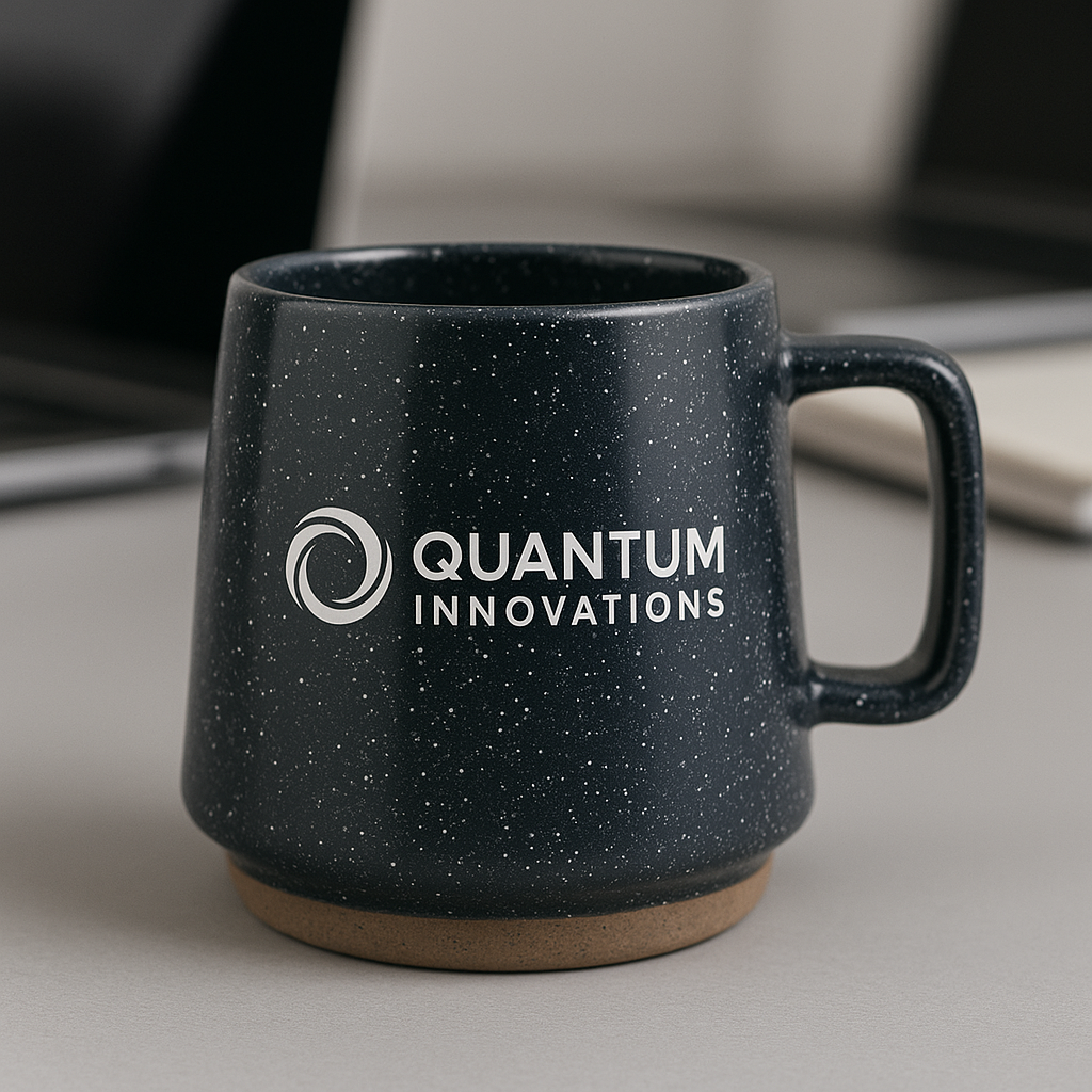 Speckled Stoneware Promotional Mug