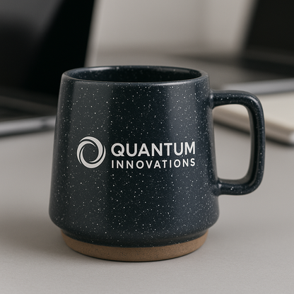 Speckled Stoneware Promotional Mug