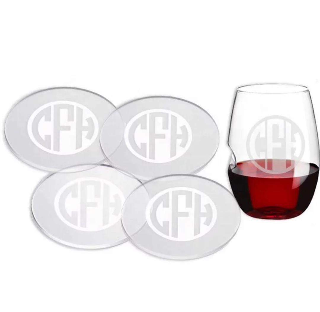 Clear Acrylic Coasters