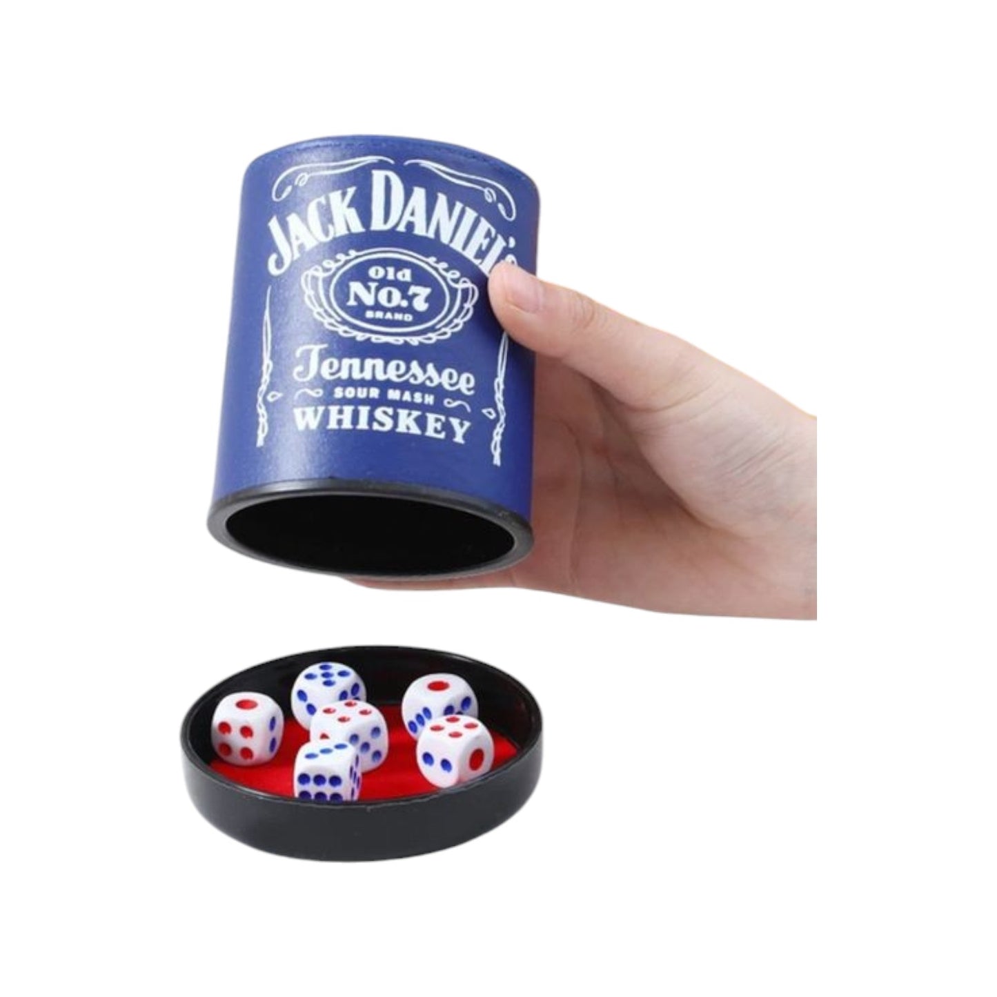 Dice Set with Cup