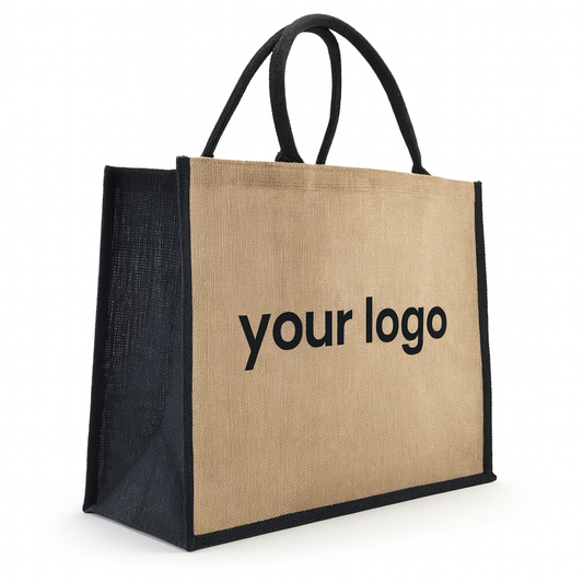 Eco Jute Tote Bag with Logo – Custom Branded Promotional Carry Bag for Events & Corporate Gifts