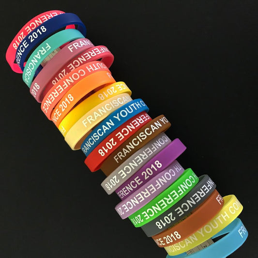 Embossed Silicone Bracelets
