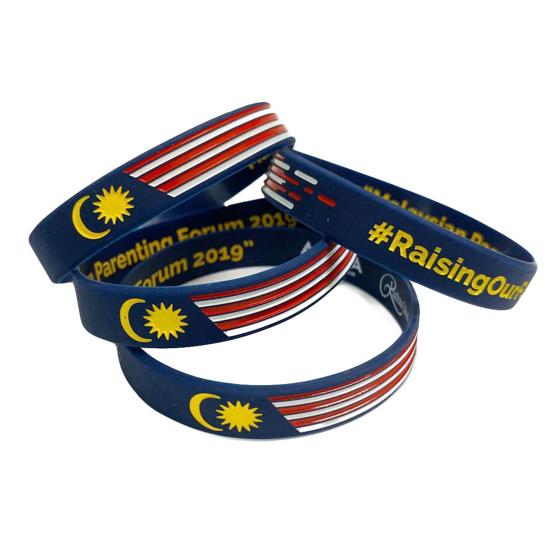 Debossed Silicone Bracelets