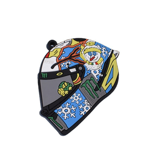Motorcycle Racing Helmet Keychain