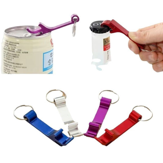 Aluminum Metal Bottle Opener Keychain