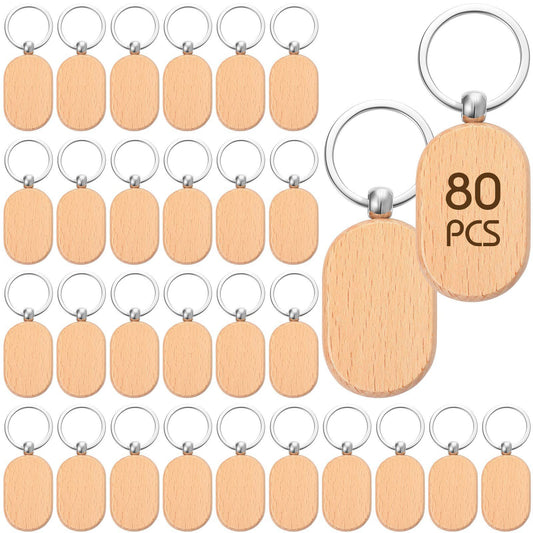 DIY Beech Wood Keyring