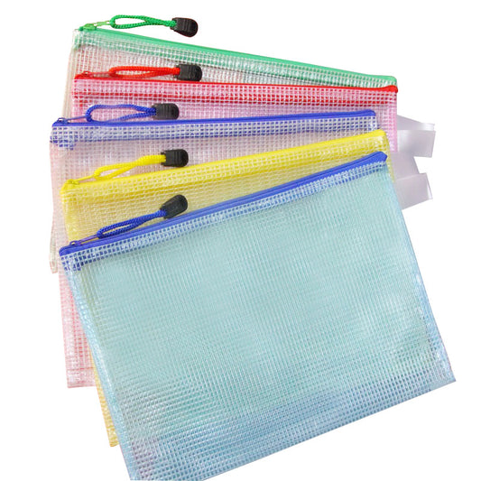 Waterproof Transparent Document Pouch with Zipper