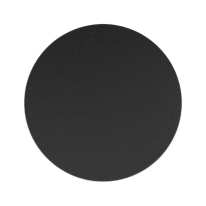 Round Waterproof Leather Mouse Pad