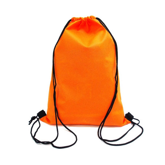 Orange Non Woven Drawstring Bag