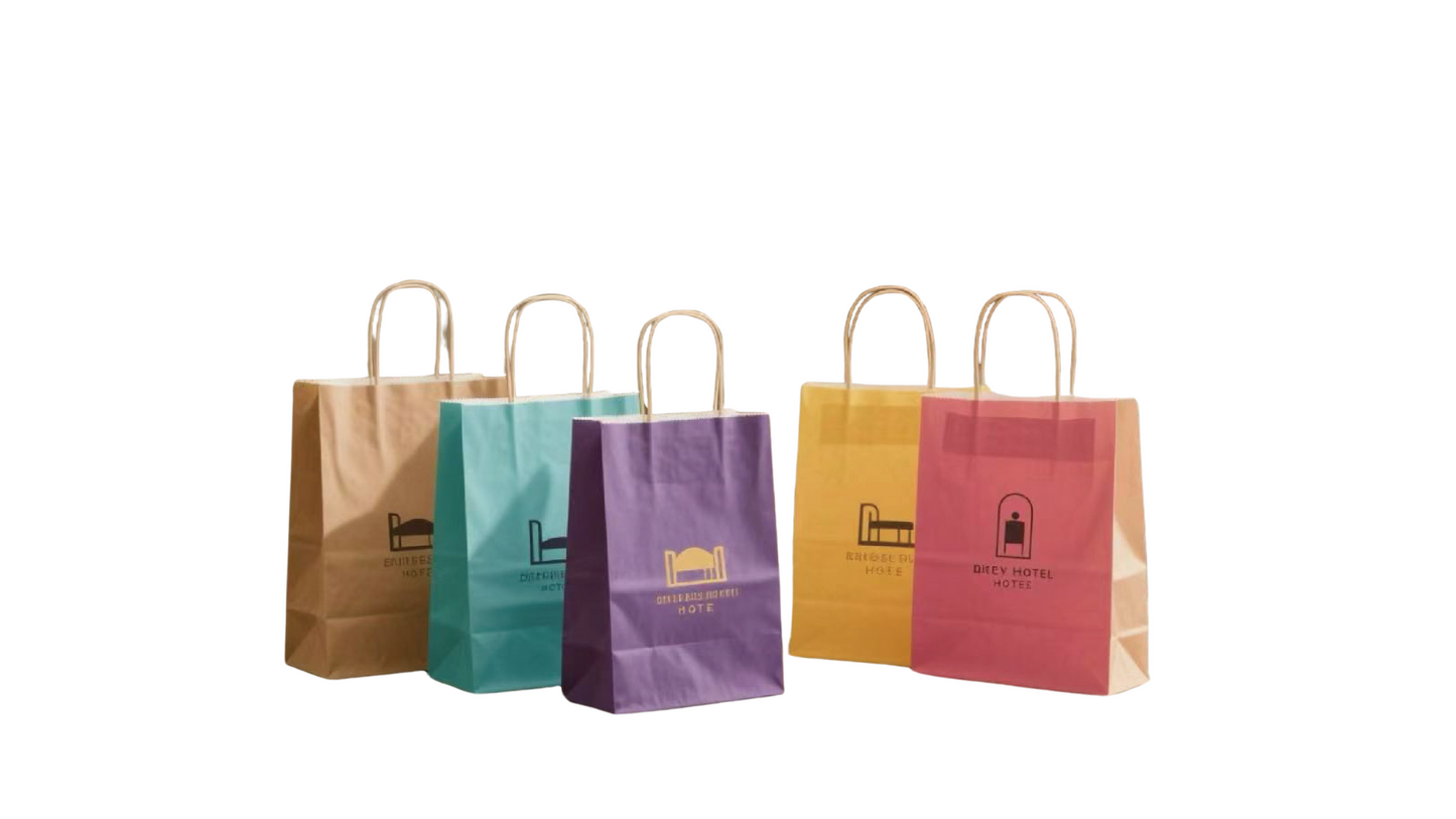 Wholesale Kraft Paper Bags – Custom Handle Bags for Takeout Coffee