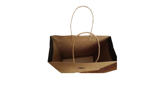Custom-Made Kraft Paper Bags for Clothing, Milk Tea, Takeout, and Gift Packaging