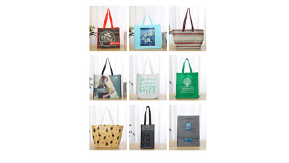 Foldable Floral Shopping Bag