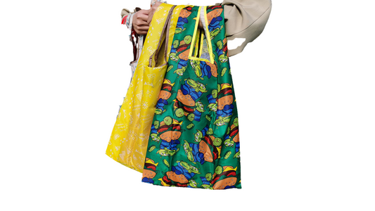 Foldable Floral Shopping Bag
