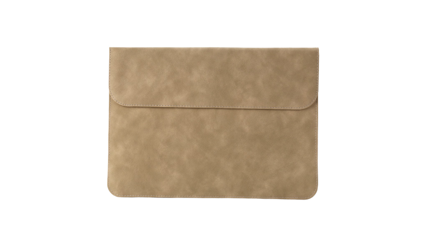 14-inch Apple Laptop PU Leather Soft Fleece Inner Sleeve