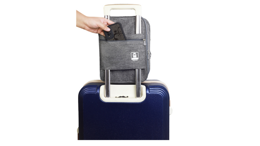 Compact Mesh-Top Branded Travel Bag – Custom Logo Organizer Pouch