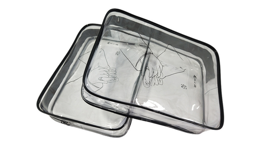 Clear PVC Custom Toiletry Bag – Transparent Branded Travel Bag for Corporate Gifting