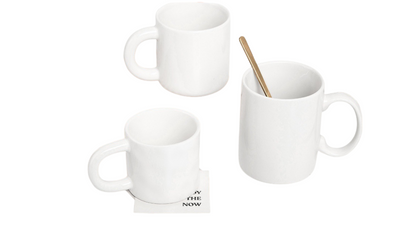 Customizable White Ceramic Mug