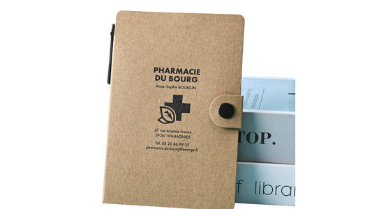 Custom Kraft Paper Notepad with Pen