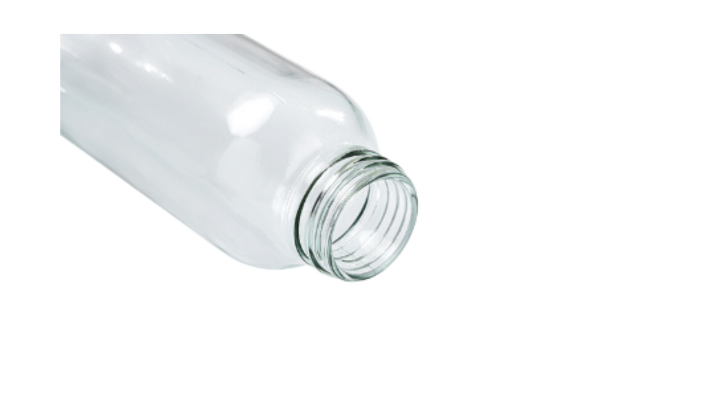 Transparent Glass Water Bottle