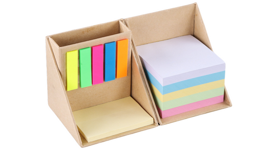Square Sticky Note Box with Custom Logo