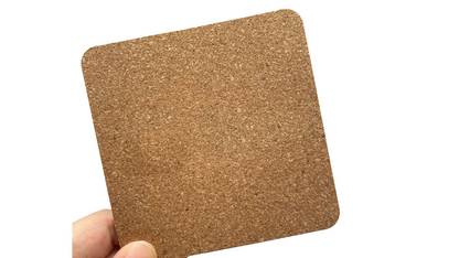 Personalized Cork Coaster with Heat Transfer Printing