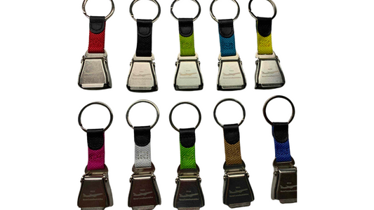 Airplane Buckle Safety Keychain
