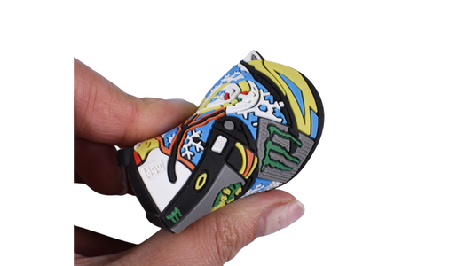 Motorcycle Racing Helmet Keychain