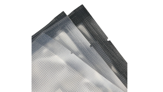 Patterned Transparent Vacuum Food Bags